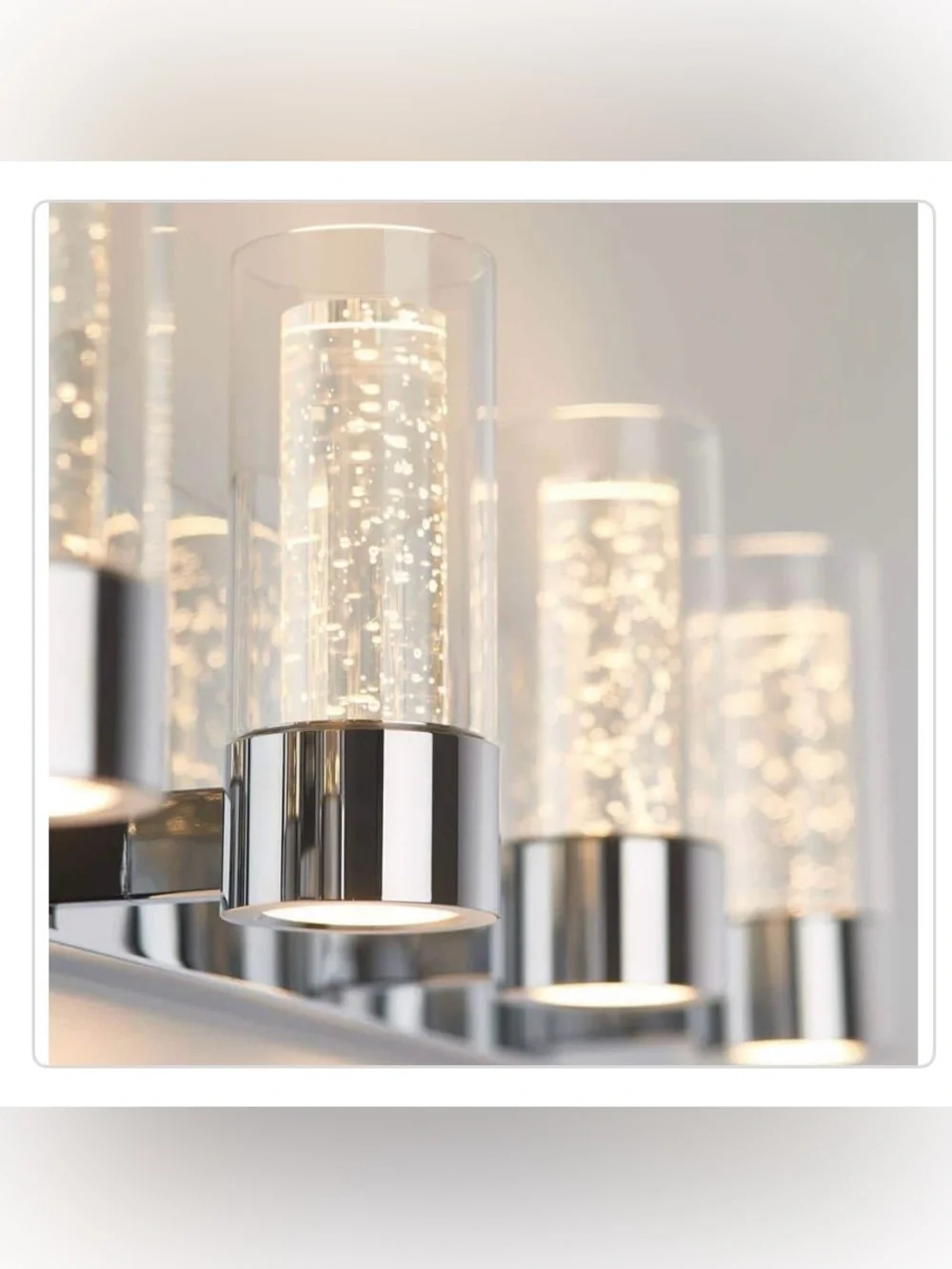 Artika Essence 4 Modern Chrome Wall Sconce Vanity Light